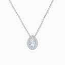 Aura Pear-Shaped Diamond Pendant
