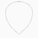 Snow Dance Diamond Necklace in White Gold