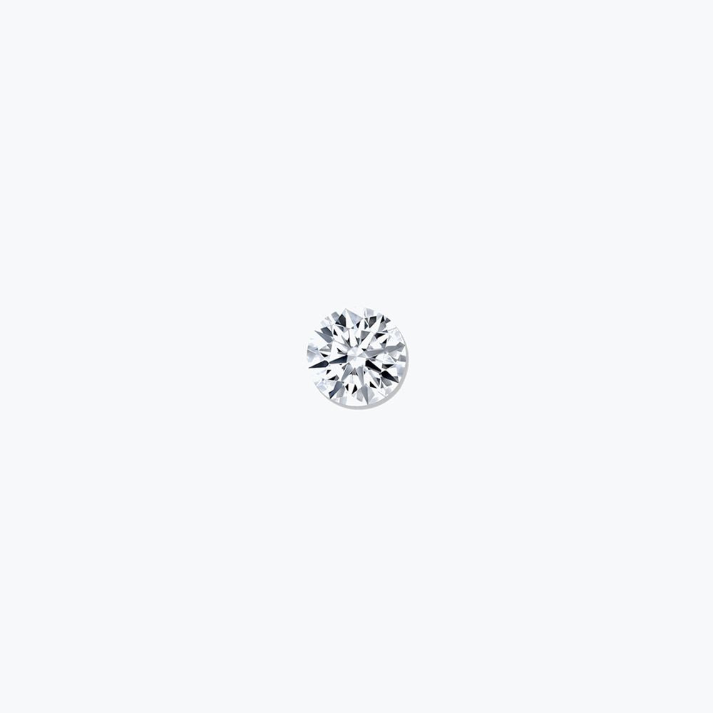 0.10cts/3.00mm Round Brilliant-cut Natural Mined J colour i1 clarity diamond