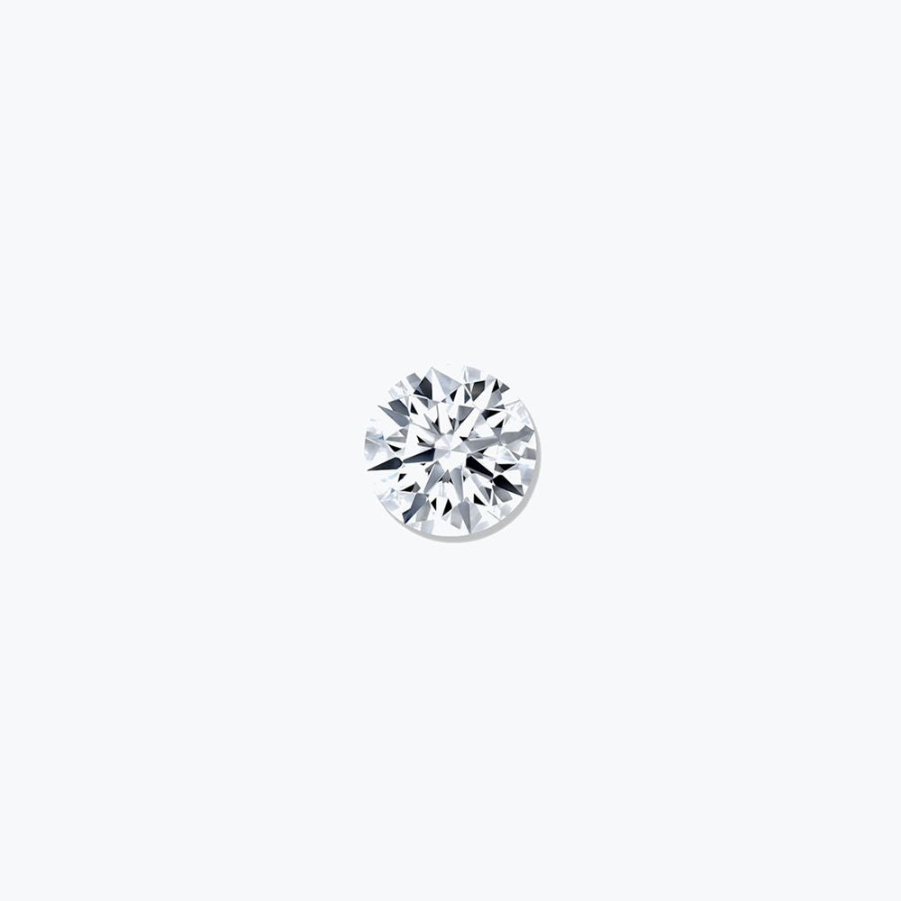 Certificated 0.50cts/5.00mm Round Brilliant-cut Natural Mined G colour Si clarity diamond