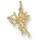 Yellow Gold Cupid Pendant