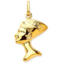 Yellow Gold Small Nefertiti Pendant