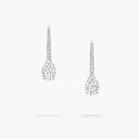 Pear Shape Diamond Earrings in Platinum and White Gold | PF01ALL_PF01ALL