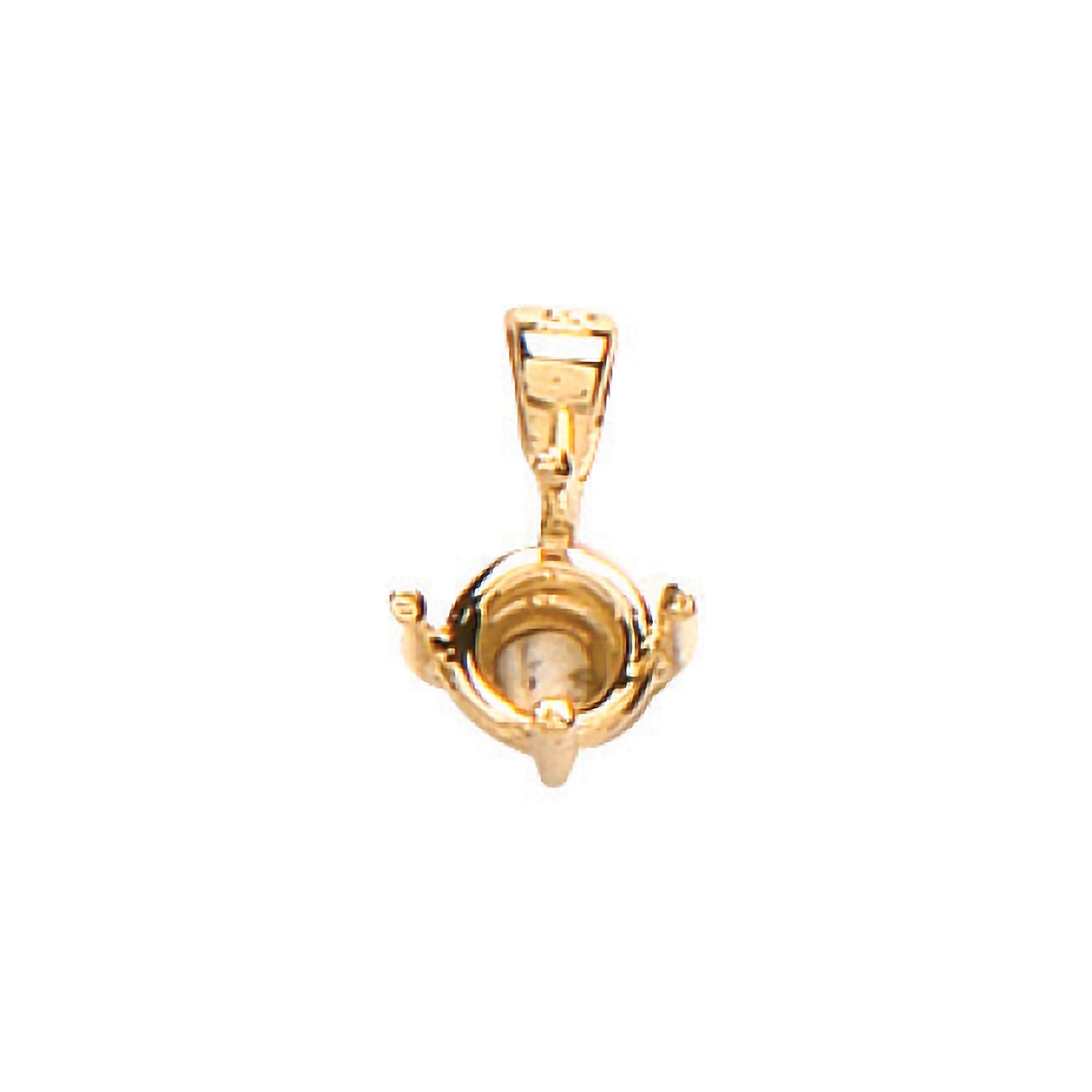 18ct Yellow Gold Pendant Mount 0.20-0.25ct - 18ct Gold