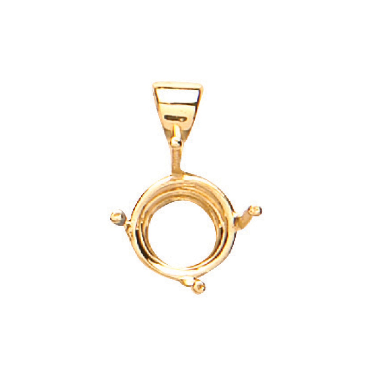 18ct Yellow Gold Pendant Mount 1.00-1.50ct - 18ct Gold