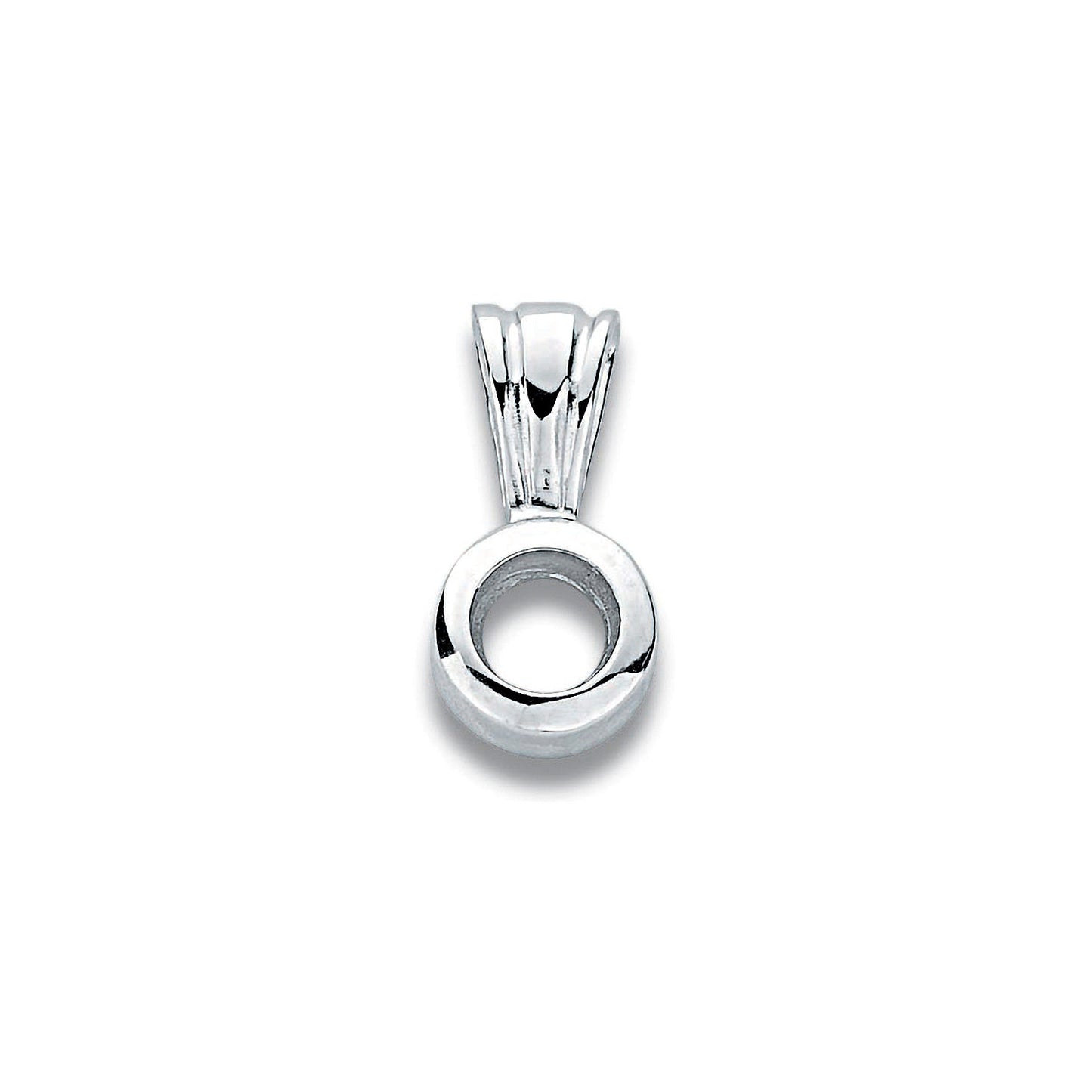 18ct White Gold Pendant Mount Rubover 0.20-0.25ct - 18ct Gold