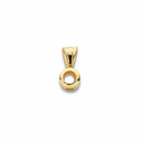 18ct Yellow Gold Pendant Mount Rubover 0.15ct