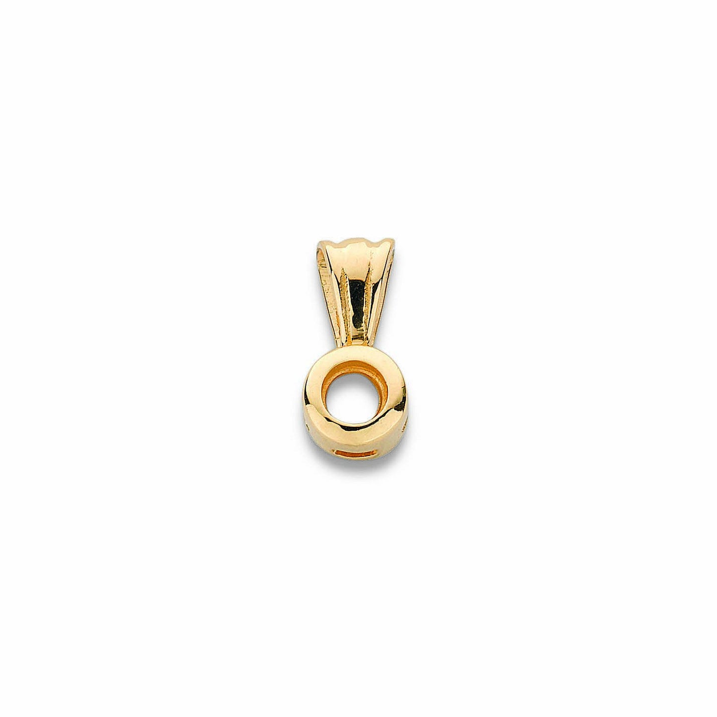 18ct Yellow Gold Pendant Mount Rubover 0.15ct - 18ct Gold