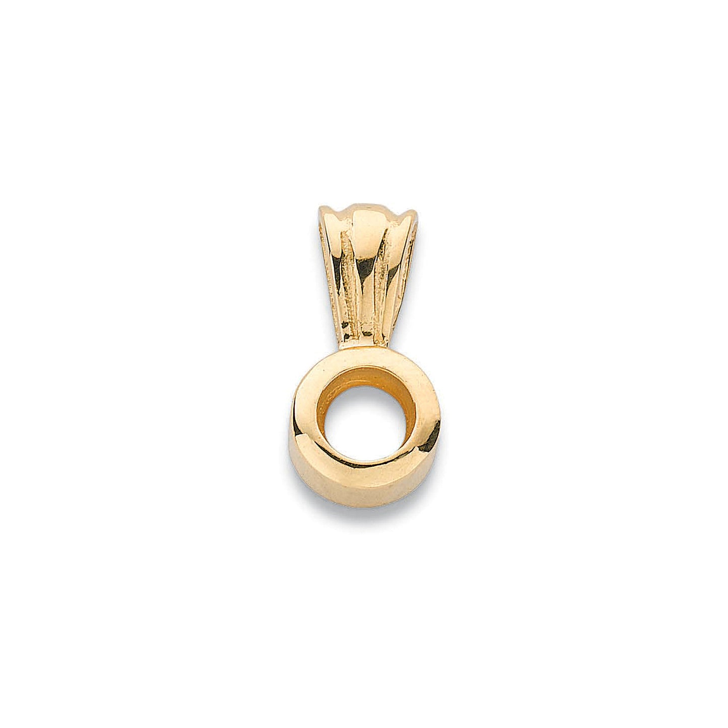 18ct Yellow Gold Pendant Mount Rubover 0.20-0.25ct - 18ct Gold