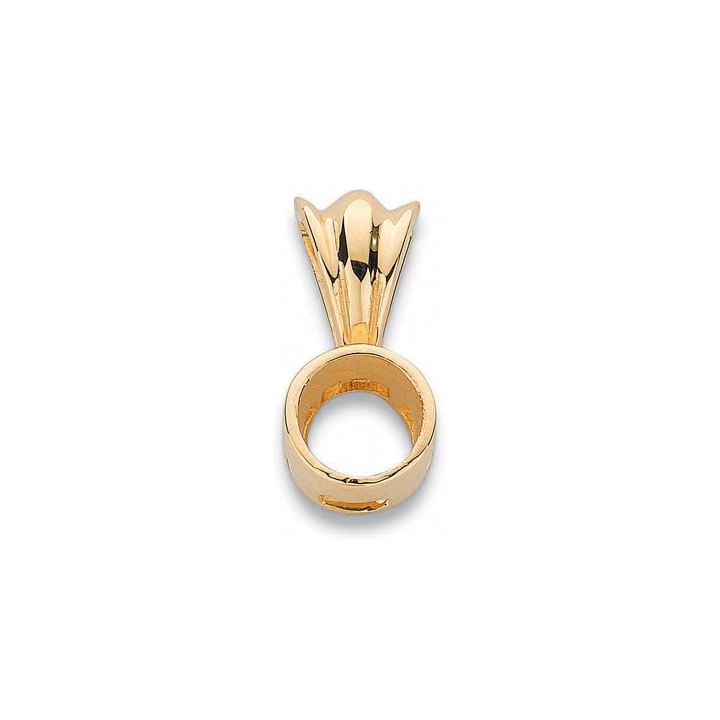 18ct Yellow Gold Pendant Mount Rubover 0.40-0.50ct - 18ct Gold
