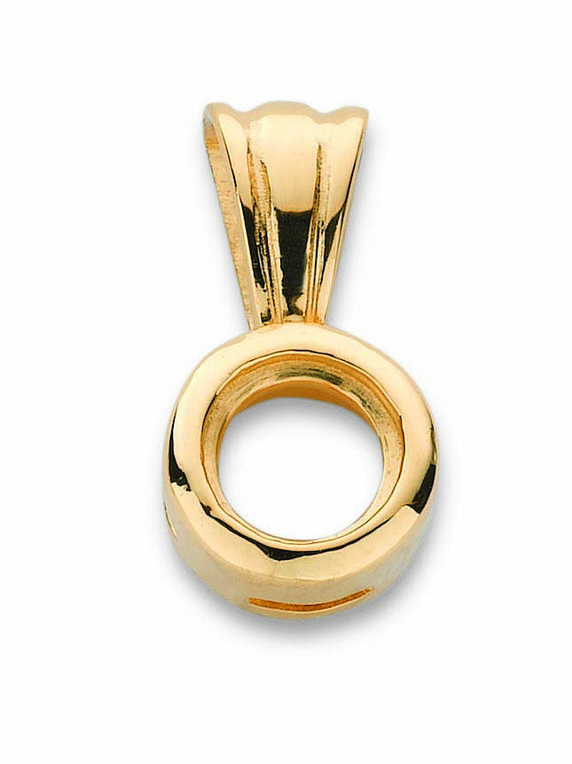 18ct Yellow Gold Pendant Mount Rubover 0.70-0.80ct - 18ct Gold