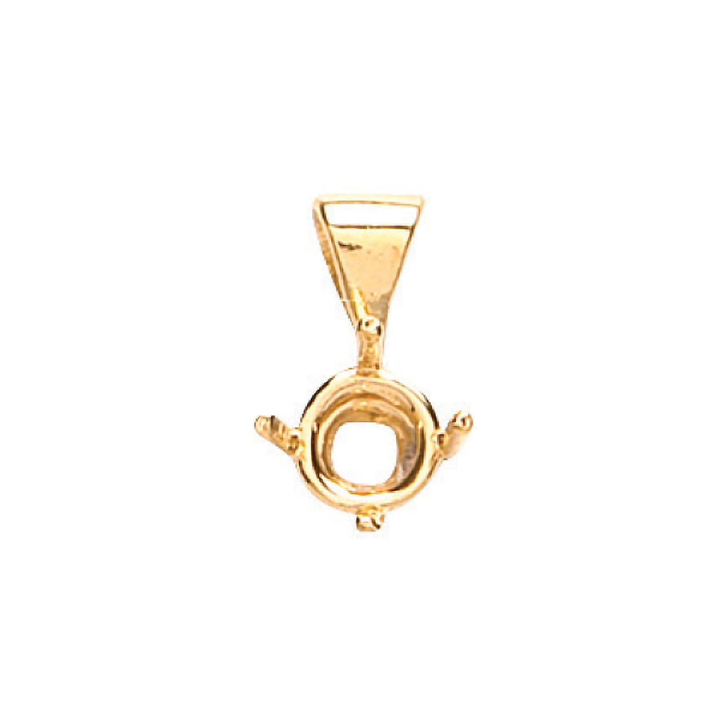 18ct Yellow Gold Pendant Mount 0.30-0.35ct - 18ct Gold