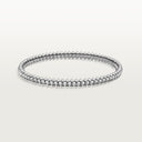 Belle Vante Clash Small Model Bracelet White Gold 6.4mm