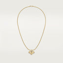 Belle Vante Grain de Café Diamond Necklace Yellow White Gold