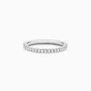 DB Classic Half Eternity Band in Platinum