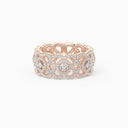Lotus by Band in Rose Gold with Diamonds