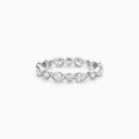Petal Band in White Gold