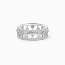 Dewdrop Band in White Gold
