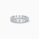 Dewdrop Pavé Ring in White Gold