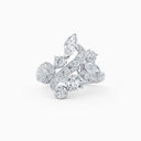 Adonis Rose Cluster Ring in White Gold