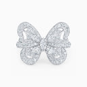 Portraits of Nature Ring in White Gold with Diamonds