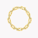Signature Large Chain Bracelet Yellow Gold