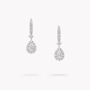 Icon Pear Shape Diamond Earrings White Gold | RGE1523