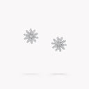 Wild Flower Diamond Earrings in White Gold | RGE1756