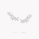 Classic Butterfly Petite Diamond Ear Climber White Gold | RGE1819