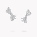 Tilda's Bow Diamond Earrings White Gold