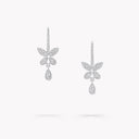 Pavé Butterfly Diamond Drop Earrings White Gold | RGE1996