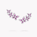 Butterfly Ruby, Pink Sapphire And Diamond Ear Climbers | RGE2015