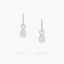 Icon 8 Pear Shape Diamond Earrings White Gold