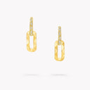 Laurence Graff Signature Small Chain Earrings Yellow Gold