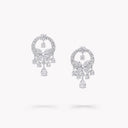 Classic Butterfly Diamond Petite Earrings White Gold