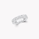 Four Claw Round Diamond Wedding Band Platinum 0.50 Carat | RGET055