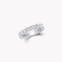 Claw Set Emerald Cut Diamond Eternity Ring | RGET119