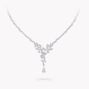 Classic Butterfly Diamond Necklace in White Gold | RGN580