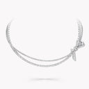 Tilda's Bow Diamond Necklace in White Gold | RGN710