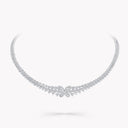 Butterfly Diamond Necklace White Gold