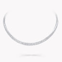Spiral Diamond Necklace White Gold | RGN979