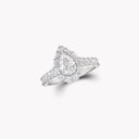 Icon Pear Shape Diamond Engagement Ring White Gold