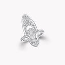 Gateway Pear Shape Diamond Ring in White Gold