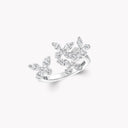 Classic Butterfly Petite Diamond Ring White Gold | RGR913