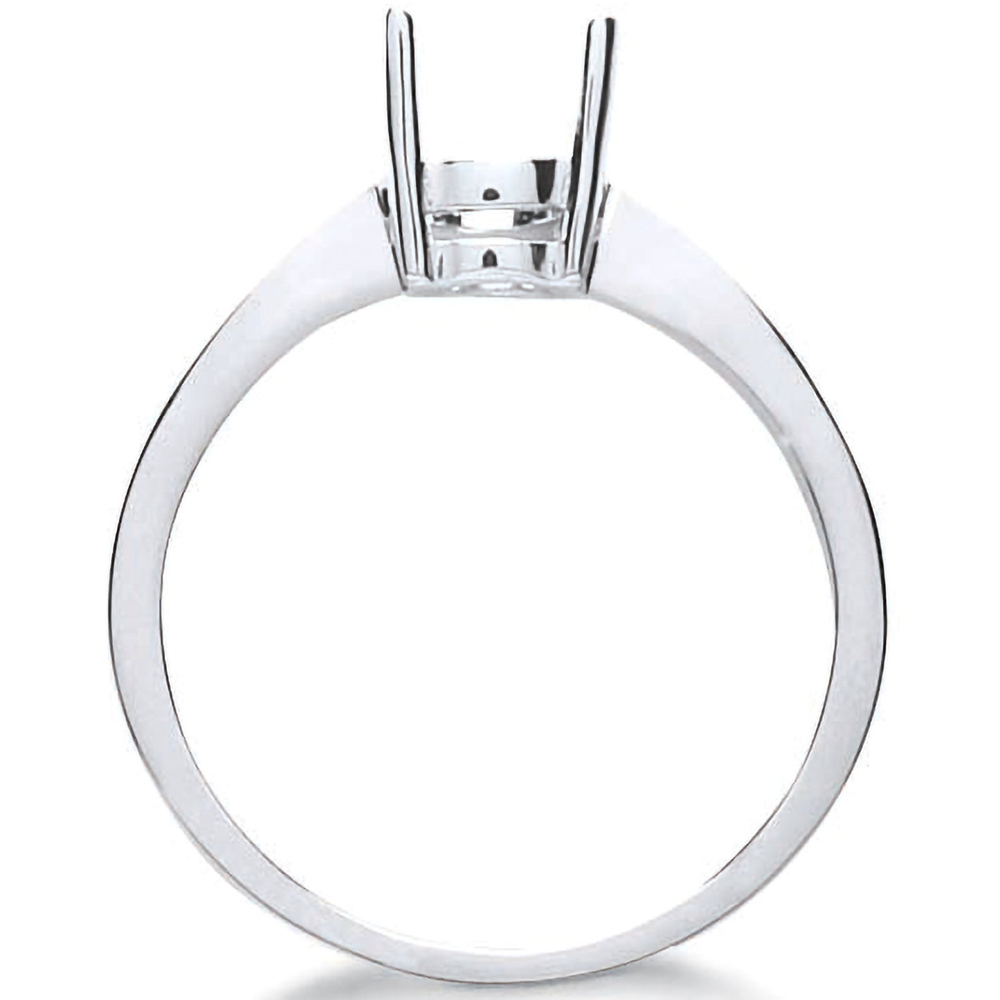 18ct White Gold Ring Mount 1.00ct - 18ct Gold