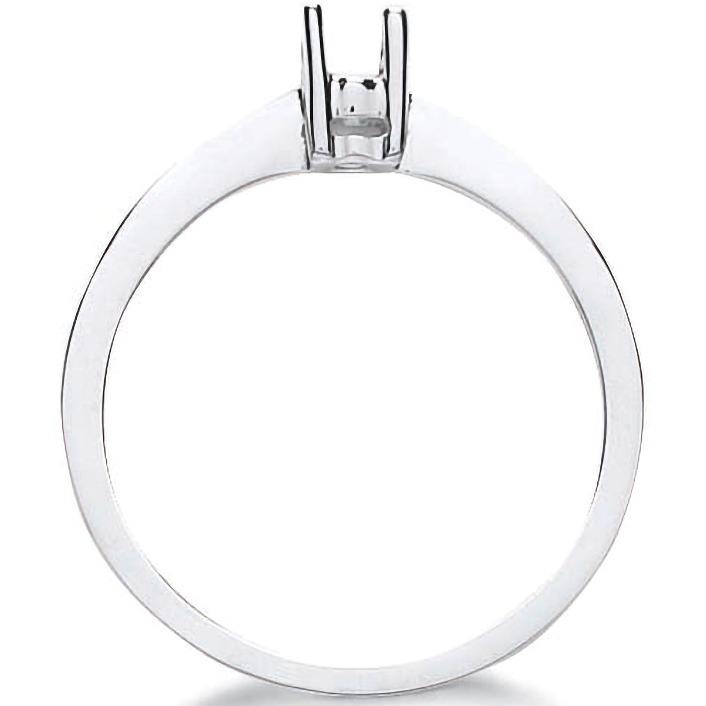9ct White Gold Ring Mount 0.10-0.15ct - 9ct Gold