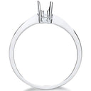 9ct White Gold Ring Mount 0.20-0.25ct