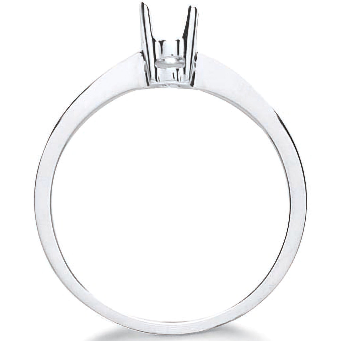 9ct White Gold Ring Mount 0.20-0.25ct - 9ct Gold
