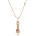 Art Deco Necklace in 18kt Rose Gold with Diamonds