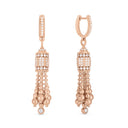 Art Deco Earrings with Diamonds